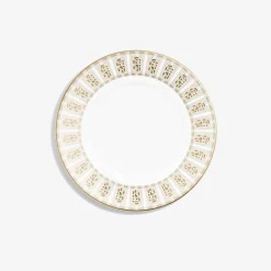 Sale Baccarat Arcadia Gold & Platinum Dessert Plate, Set of 2