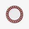 New Baccarat Arcadia Red Dessert Plate, Set of 2