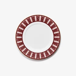 New Baccarat Arcadia Red Dessert Plate, Set of 2