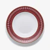 Online Baccarat Arcadia Red Soup Bowls, Set of 2