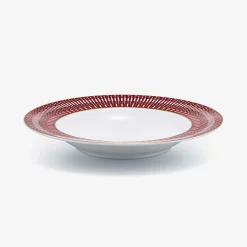 Online Baccarat Arcadia Red Soup Bowls, Set of 2