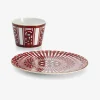 Outlet Baccarat Arcadia Tumbler & Plate Red | United States