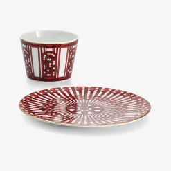 Outlet Baccarat Arcadia Tumbler & Plate Red | United States