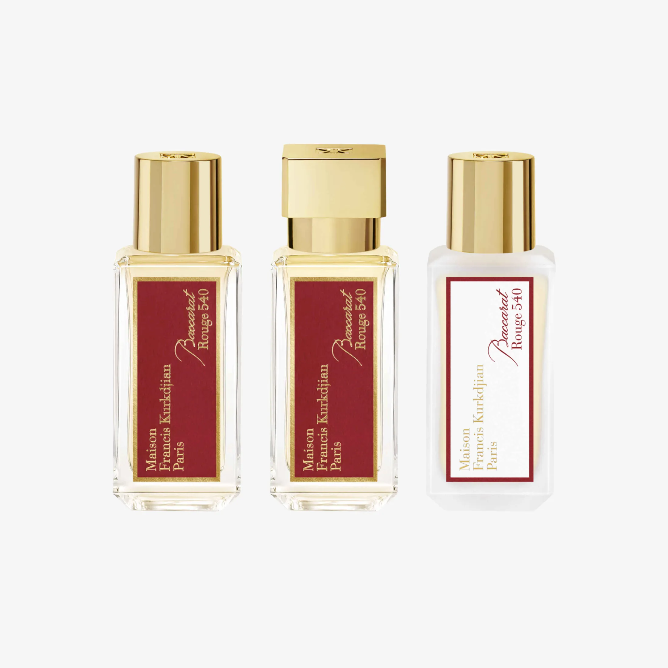 Hot Baccarat Rouge 540 Fragrance Ritual Set