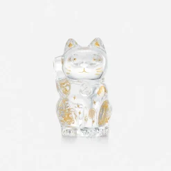 Clearance Baccarat Cat Maneki Neko Figurine S