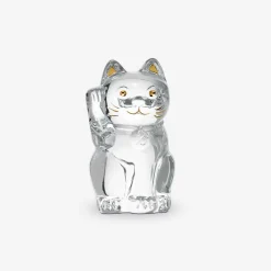 Baccarat Cat Maneki Neko Figurine S