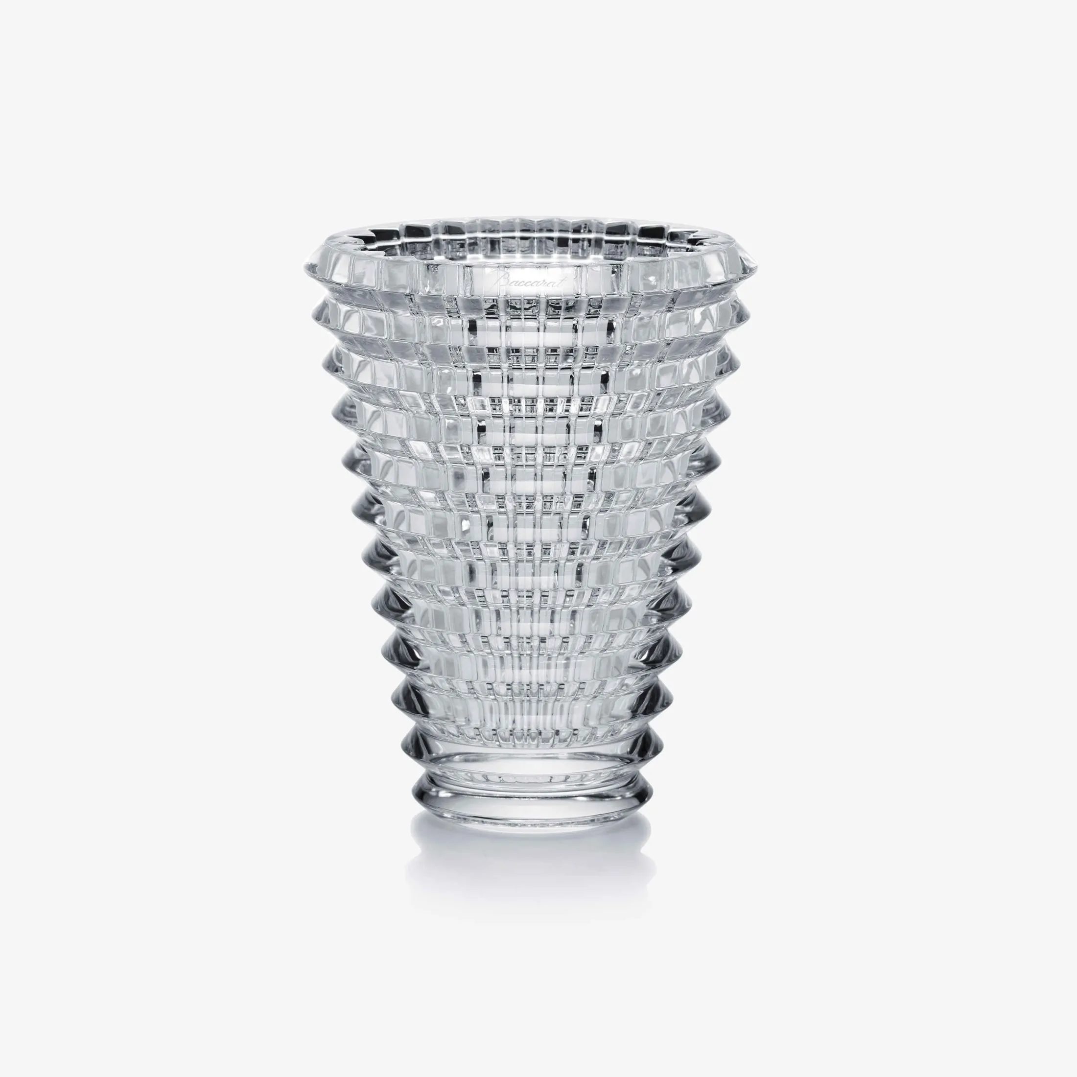 New Baccarat Eye Oval Vase S Clear