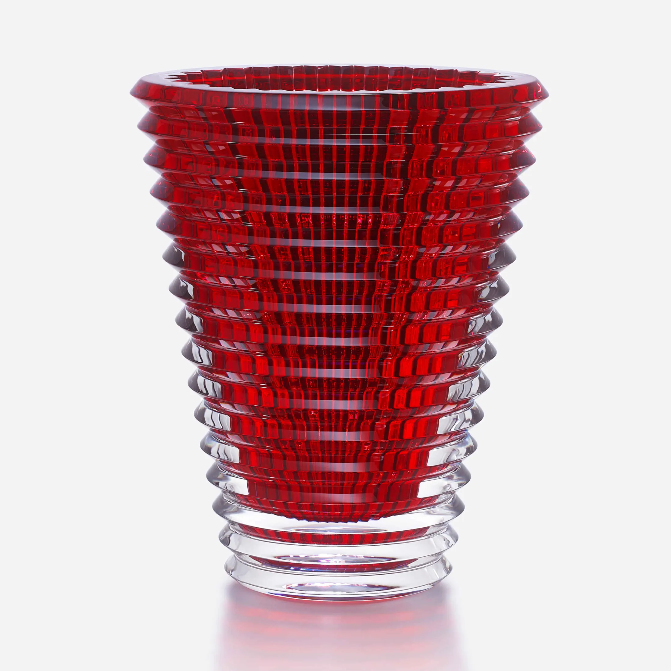 Outlet Baccarat Eye Oval Vase XL Red