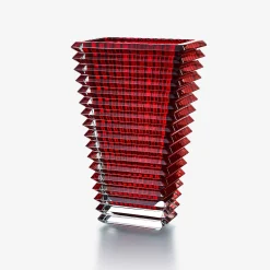 Clearance Baccarat Eye Rectangular Vase L Red