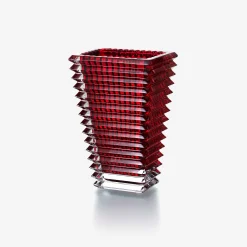 Discount Baccarat Eye Rectangular Vase S Red