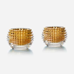 Baccarat Eye Votive Gold