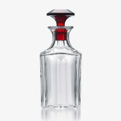 Discount Baccarat Harcourt 1841 Whiskey Decanter Clear & red