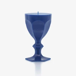 Clearance Baccarat Harcourt Glass Candle Blue