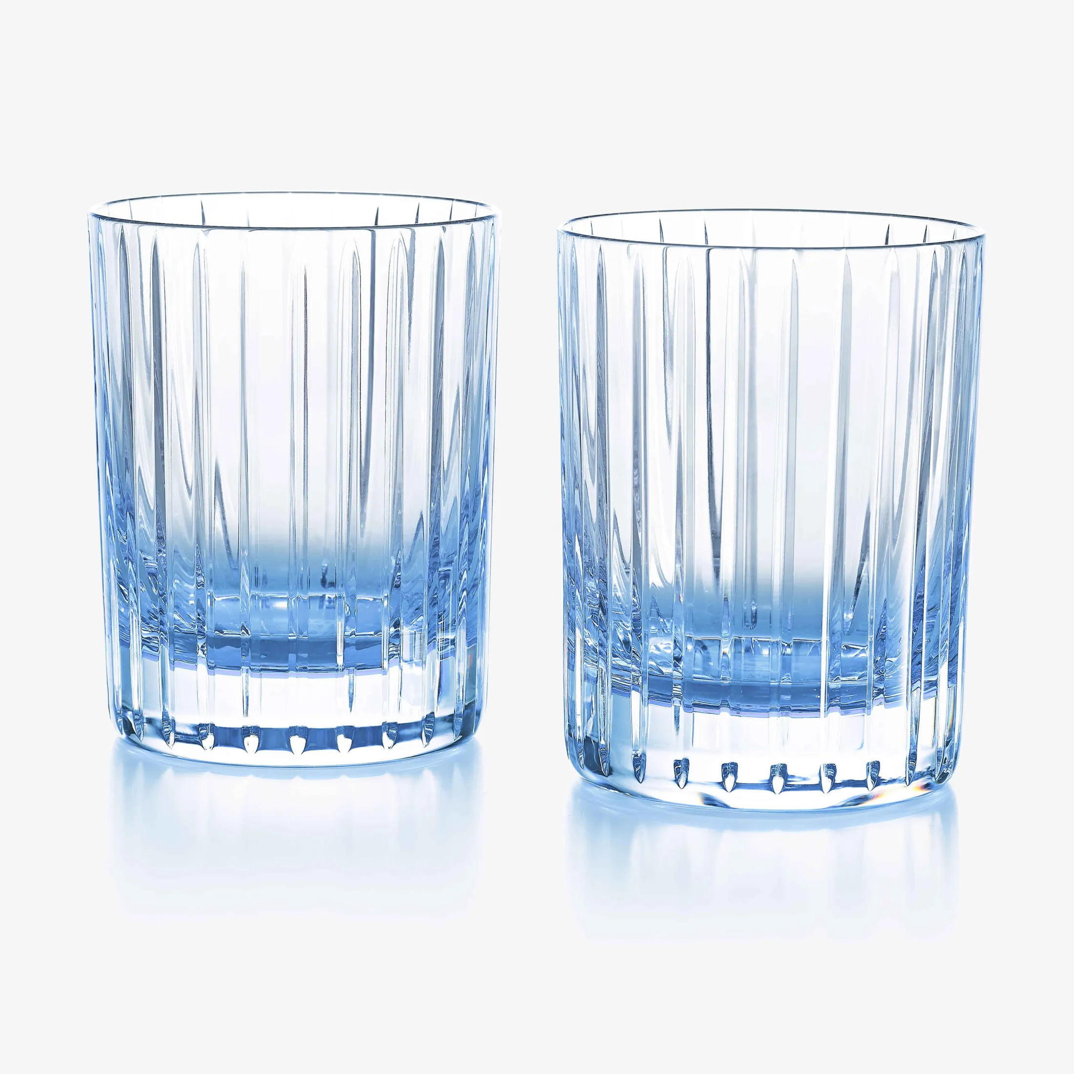 New Baccarat Harmonie Tumblers Colors of Joy Pastel Blue