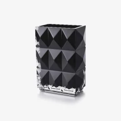 Best Baccarat Louxor Rectangular Vase Black