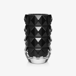 Clearance Baccarat Louxor Round Vase M Black