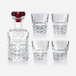 New Baccarat Louxor Tumblers & Carafe Bar Set