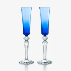 Best Baccarat Mille Nuits Flutissimo Flutes Blue