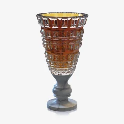 Clearance Baccarat New Antique II Vase Amber