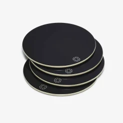 Clearance Baccarat Octogone Coasters Black