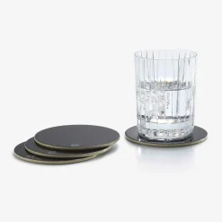 Clearance Baccarat Octogone Coasters Black