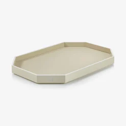 Baccarat Octogone Tray L Ivory