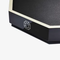 Clearance Baccarat Octogone Tray L Black