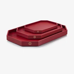 Outlet Baccarat Octogone Tray M Red