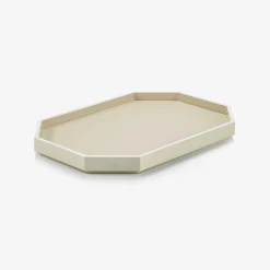 Hot Baccarat Octogone Tray M Ivory
