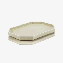 Hot Baccarat Octogone Tray M Ivory