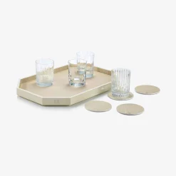 Hot Baccarat Octogone Tray M Ivory