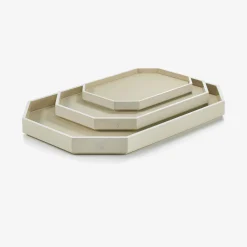 Hot Baccarat Octogone Tray M Ivory