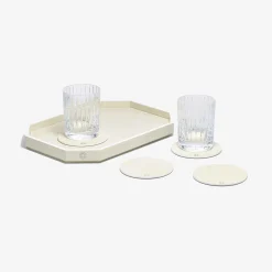 Sale Baccarat Octogone Tray S & Coaster X4 & Harmonie Tumblers | United States Red