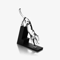 Online Baccarat Panther the Leap Sculpture Clear