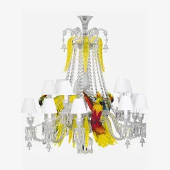 New Baccarat étrange Zénith Parrots Chandelier (15L)
