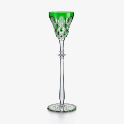 Hot Baccarat Tsar Water Glass Green