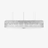 Best Baccarat Tuile de Cristal Frozen Chandelier Rectangular M
