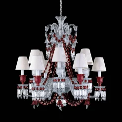 Outlet Baccarat Zénith Chandelier Red (12L)