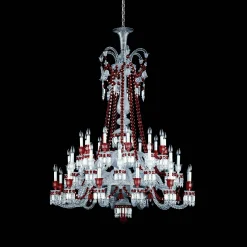 Outlet Baccarat Zénith Chandelier Red (36L)