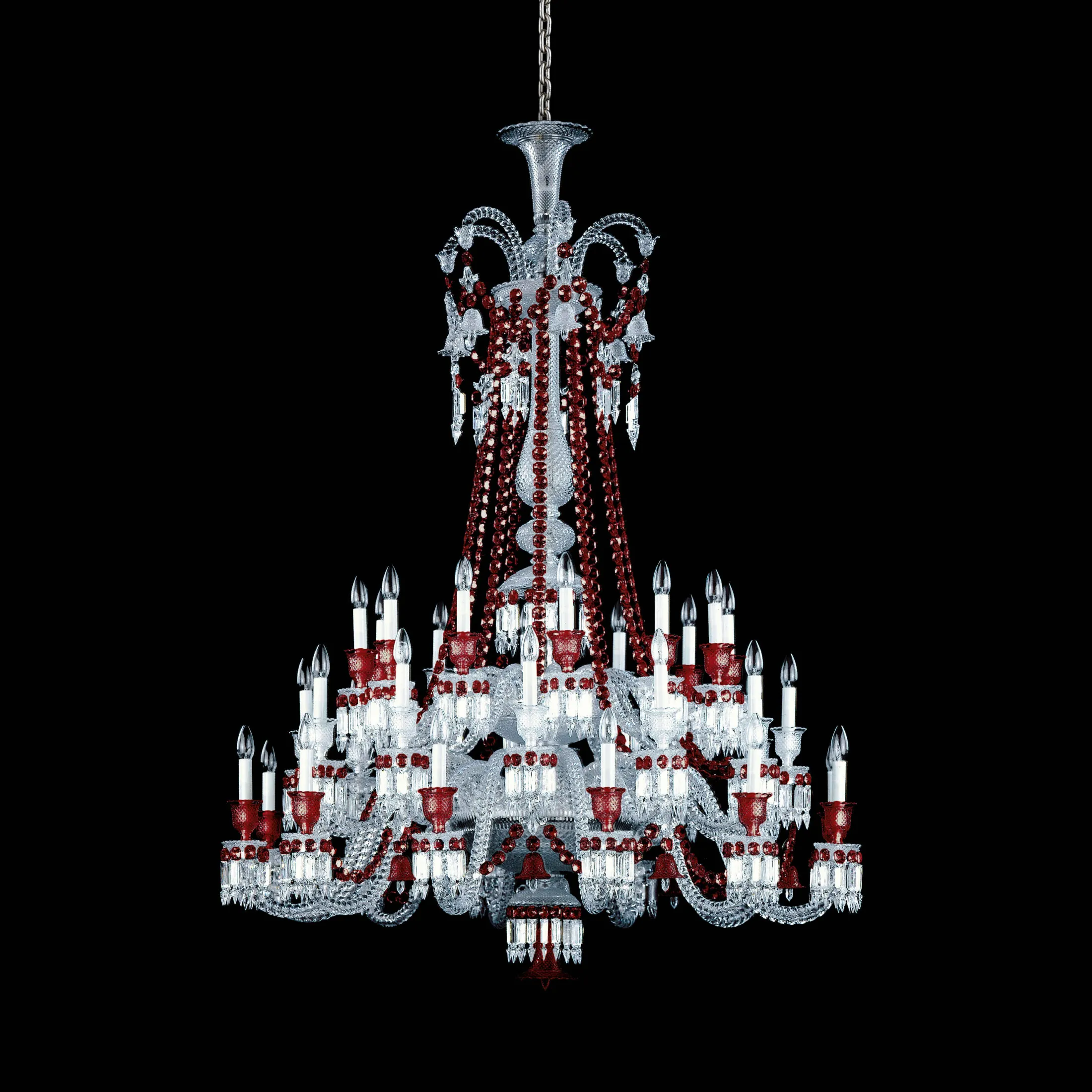 Outlet Baccarat Zénith Chandelier Red (36L)