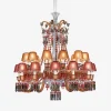 Outlet Baccarat Zénith Faunacrystopolis Chandelier Pink & Champagne (24L)