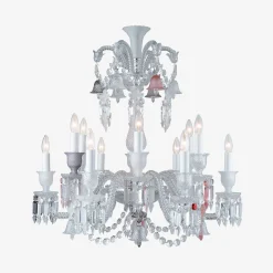 New Baccarat Zénith Flou, Je te Vois Flou Chandelier (12L)