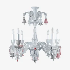 Baccarat Zénith Flou, Je te Vois Flou Chandelier (8L)