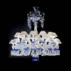Clearance Baccarat Zénith Printemps Bleu Chandelier (24L)